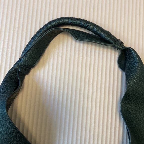 NWOT black faux leather hobo bag - Picture 3 of 6